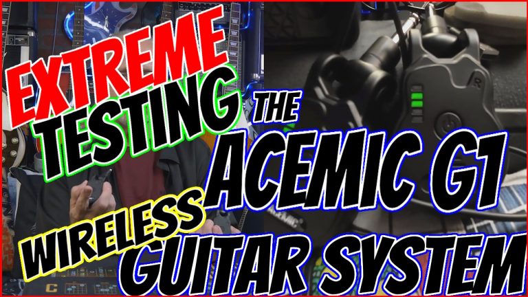 ACEMIC G1 WIRELESS GUITAR SYSTEM - EXTREME TESTING AND REVIEW - Does it pass the test