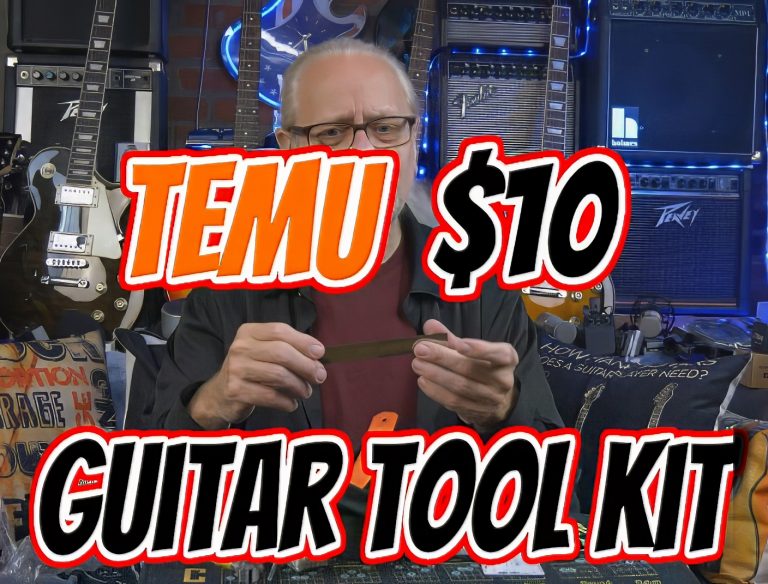 TEMU $10 Guitar ToolKit - Worth It