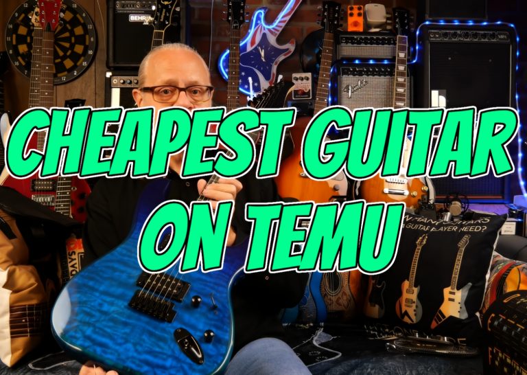 The Cheapest Guitar on Temu The Ktaxon Glarry KST Unboxing Demo and Review